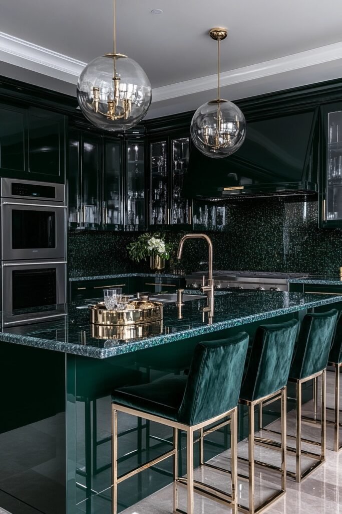 Glossy Glam Kitchen