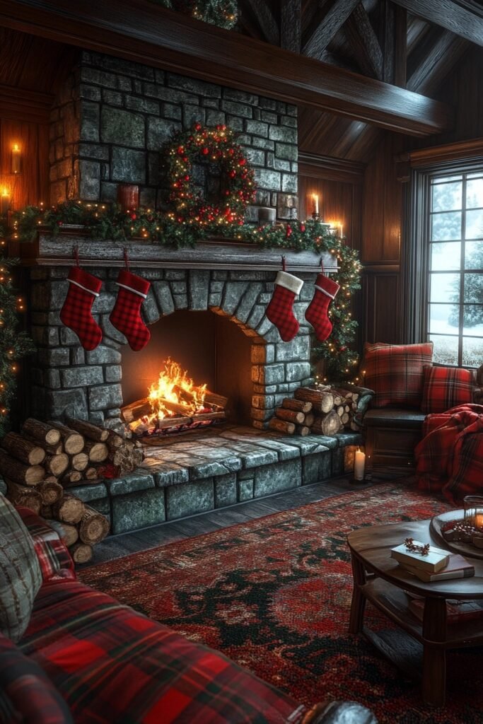 Hearthside Holiday Living Room