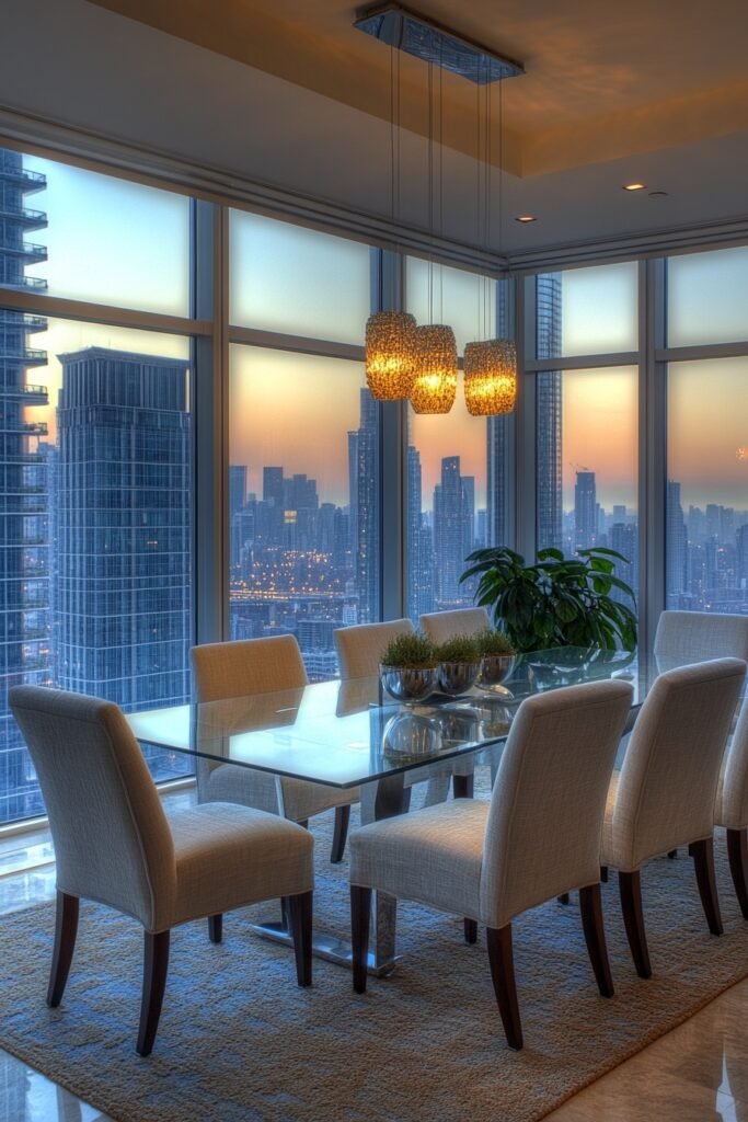 High-Rise Apartment Dining Room