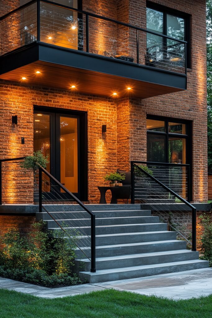 Industrial Chic Porches