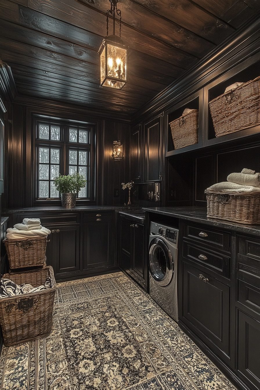 29 Western Gothic Laundry Room Ideas For A Rustic And Edgy Design ...