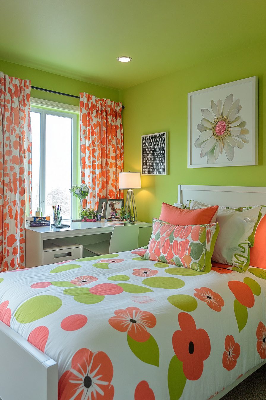 Cozy Bedroom Ideas Green