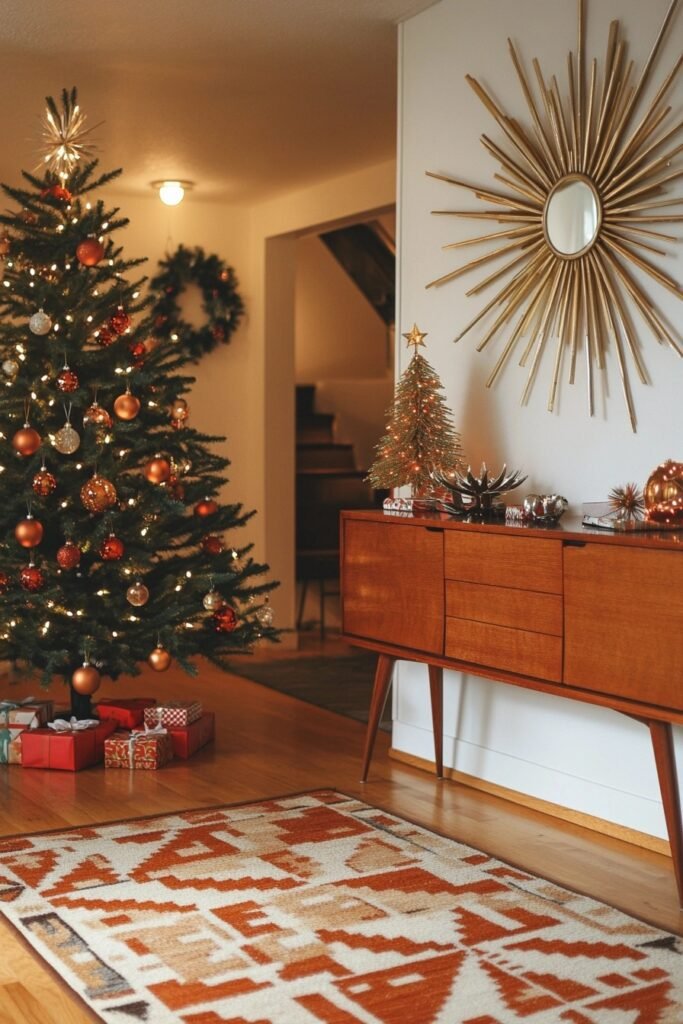 Mid-Century Holiday Entry