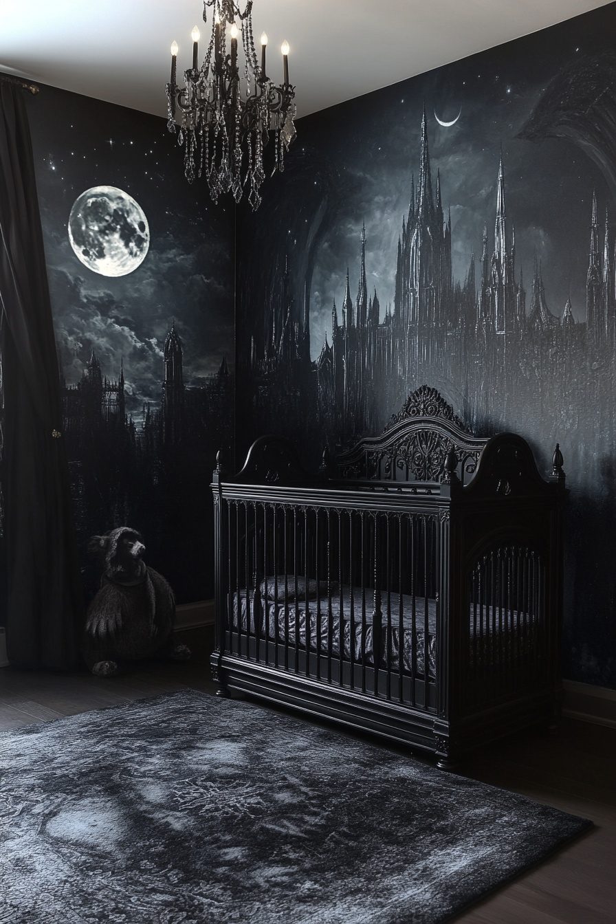 29 Western Gothic Nursery Ideas To Blend Gothic Flair With Comfort ...