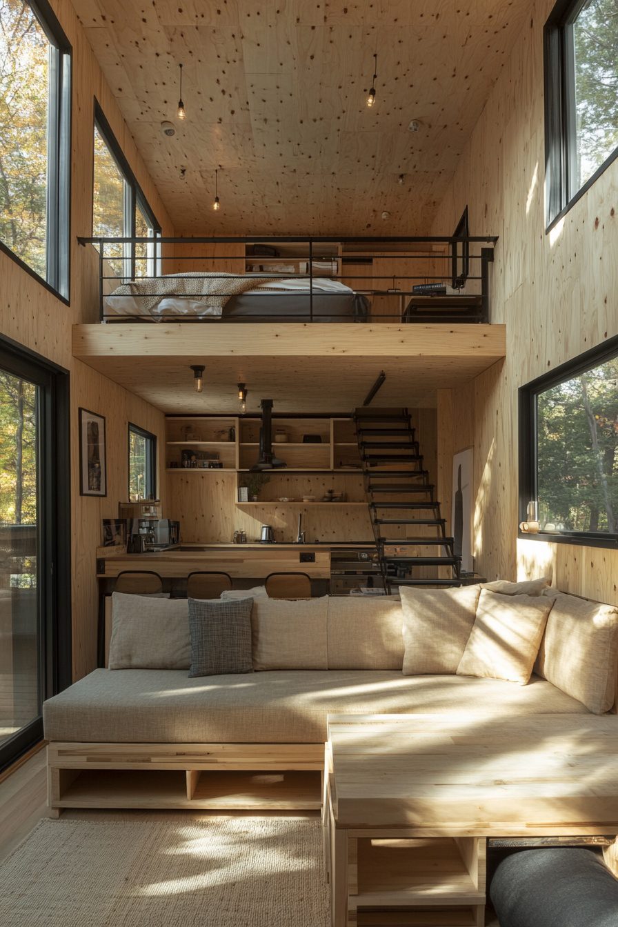 29 Small Cabin Interior Modern Ideas To Bring Contemporary Charm To ...
