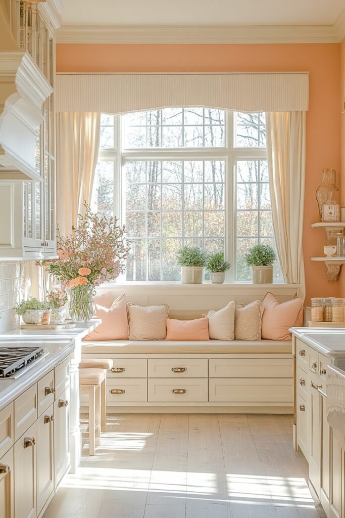 Morning Glow Coastal Boho Kitchen