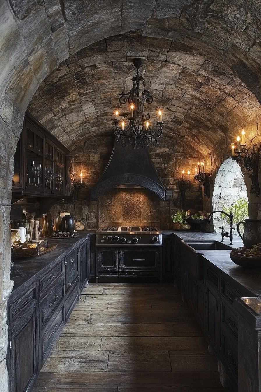 29 Western Gothic Kitchen Ideas To Transform Your Space With Dark Charm ...