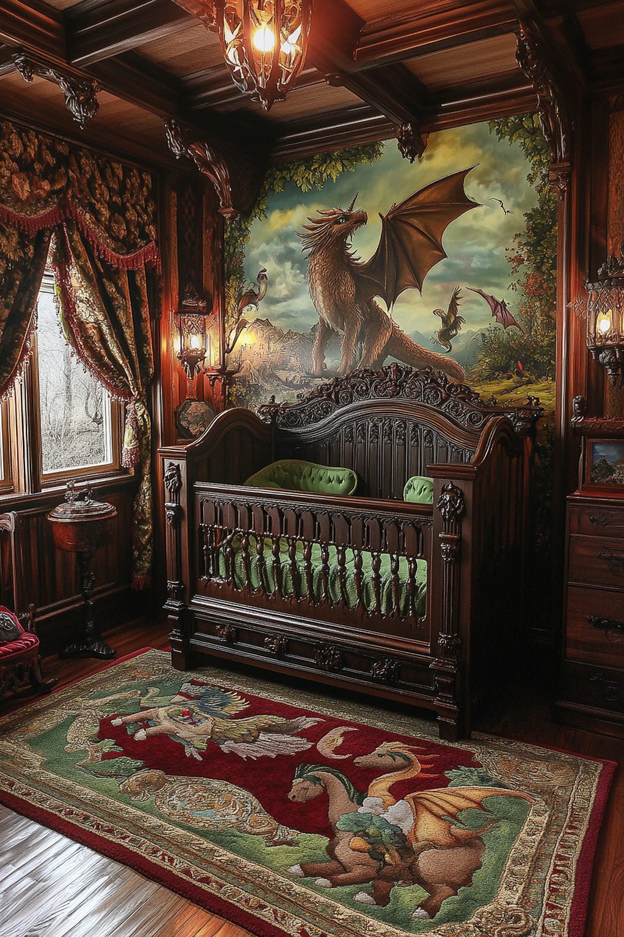 29 Western Gothic Nursery Ideas To Blend Gothic Flair With Comfort ...