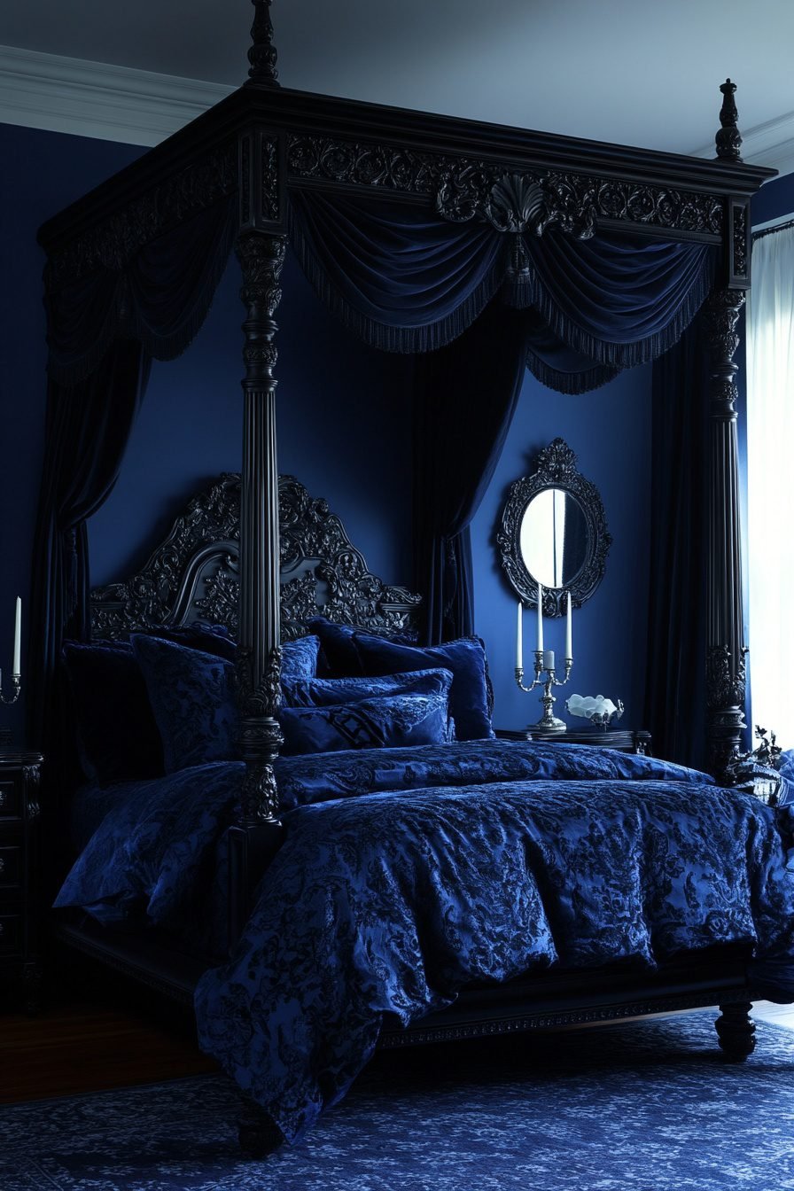 29 Western Gothic Decor Bedroom Ideas For A Cozy, Dark, And Stylish ...