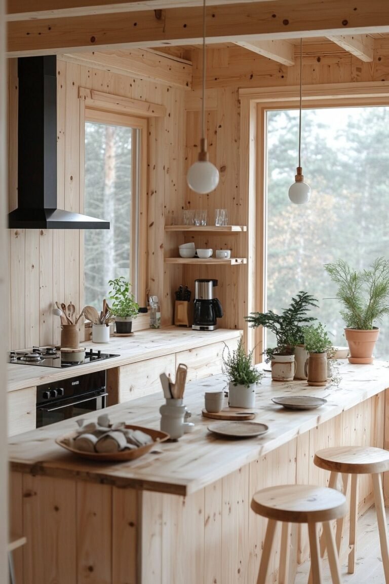 29 Small Cabin Interior Kitchen Ideas To Maximize Space And Style ...