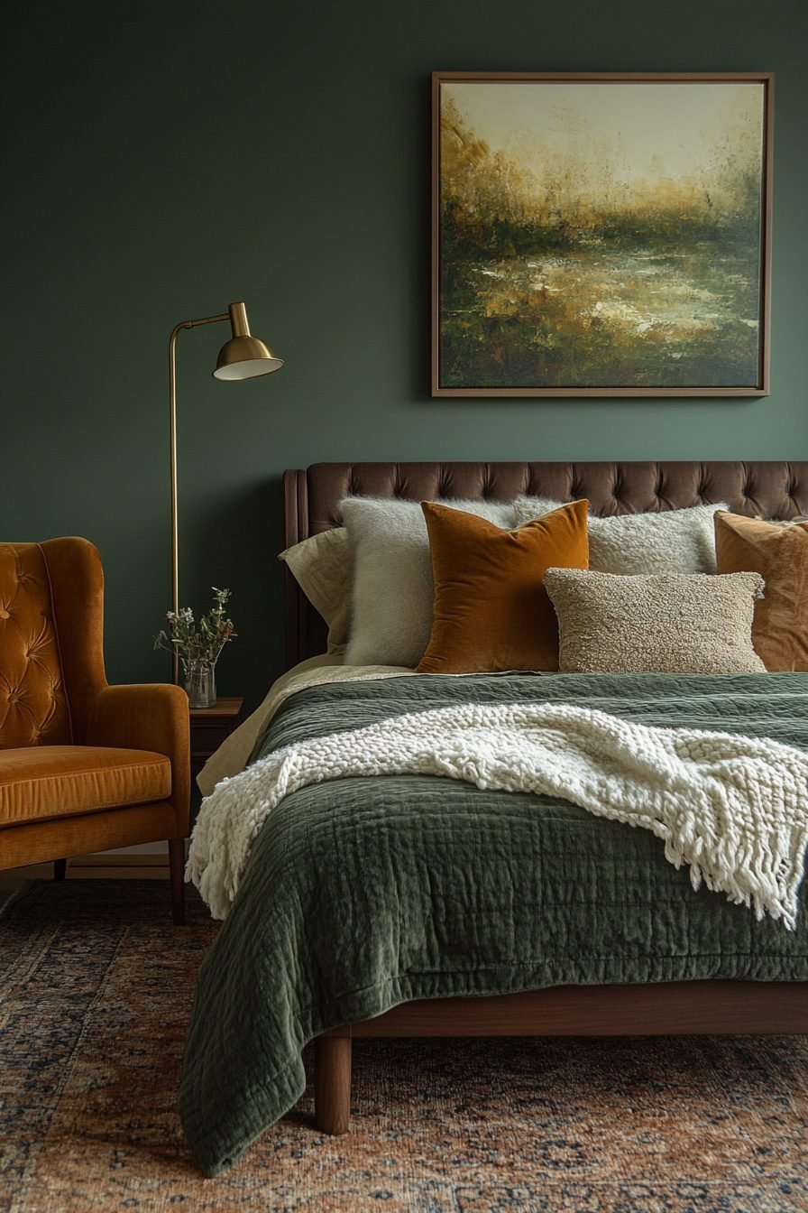 29 Cozy Bedroom Green Ideas To Elevate Your Interior With Natural Tones ...