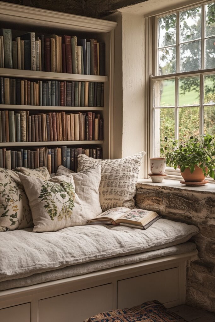 Reading Nook of Soft Solitude