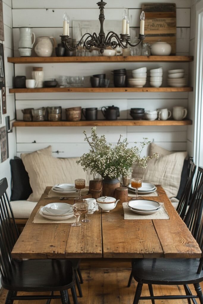 Rustic Charm Breakfast Nook