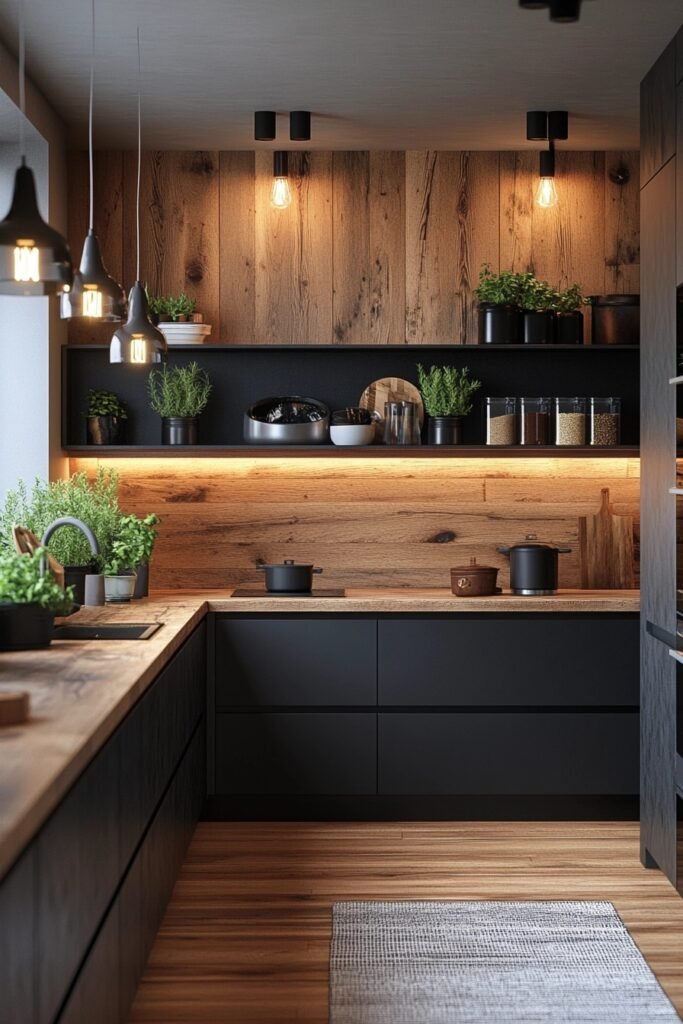 Scandinavian Clean Lines Kitchen