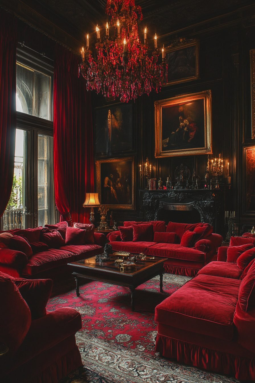 29 Western Gothic Living Room Ideas To Create A Moody And Cozy ...