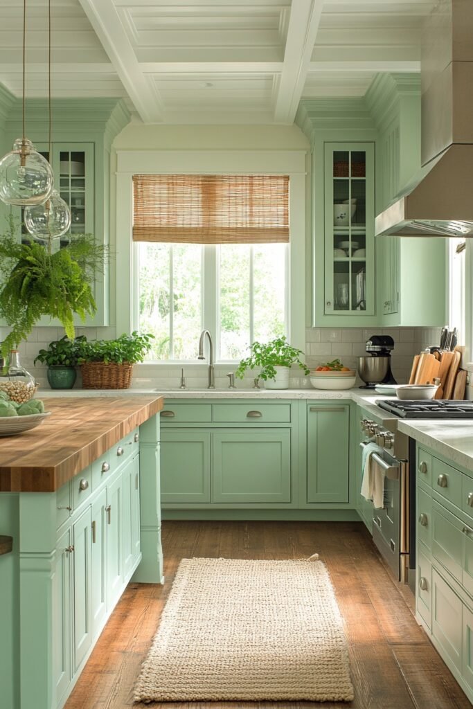 Seagrass Coastal Boho Kitchen Design