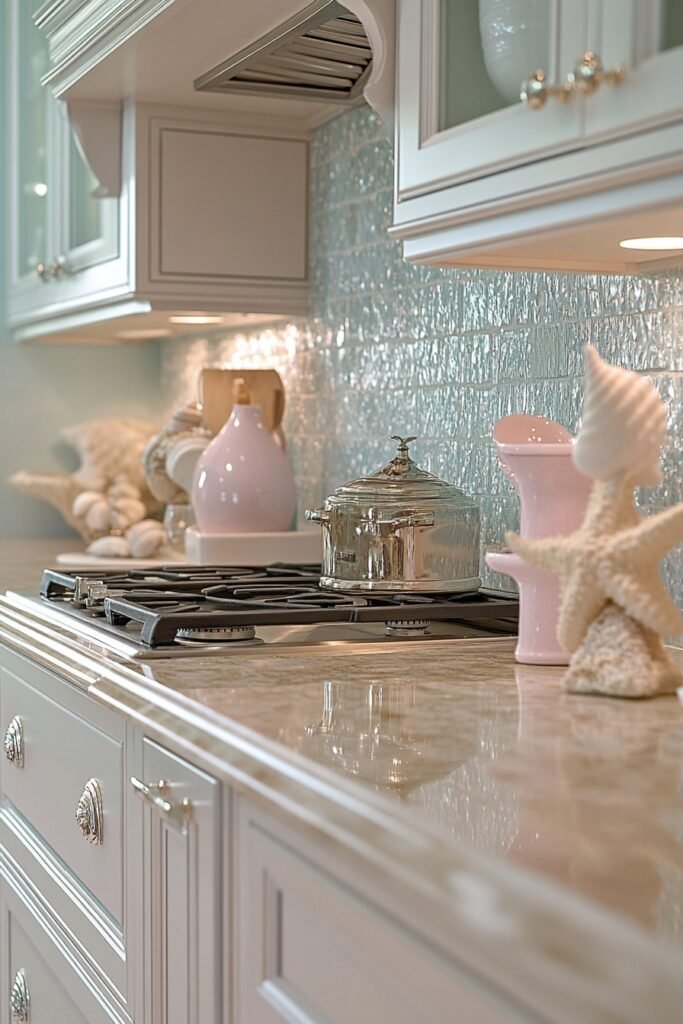 Seashell Dream Coastal Boho Kitchen