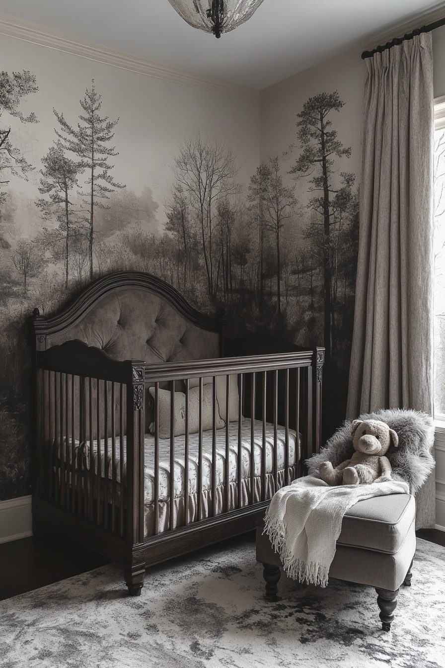 29 Western Gothic Nursery Ideas To Blend Gothic Flair With Comfort ...