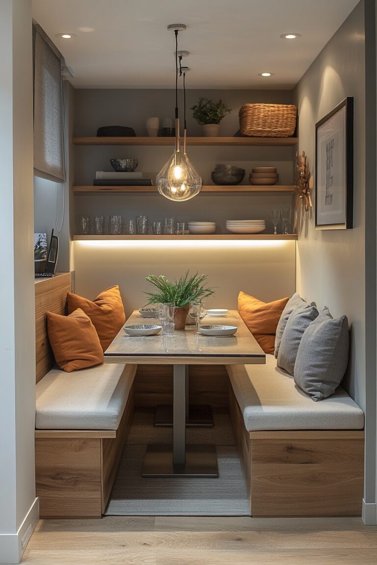 Snapshot of Space Saving Penthouse Dining Nook Ideas