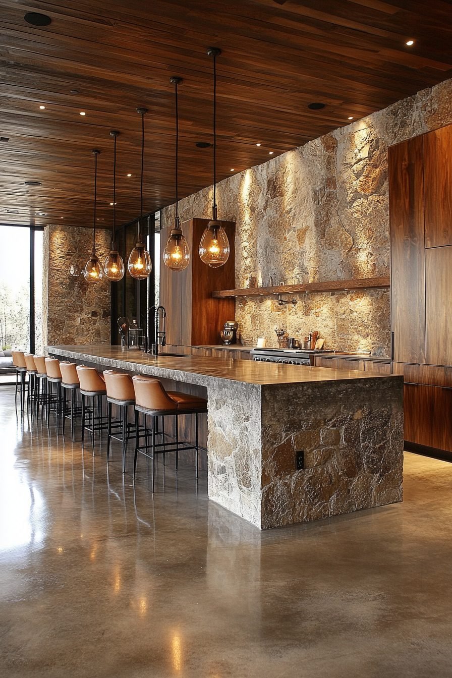 29 Earthy Kitchen Ideas To Incorporate Wood, Stone, And Natural Tones ...