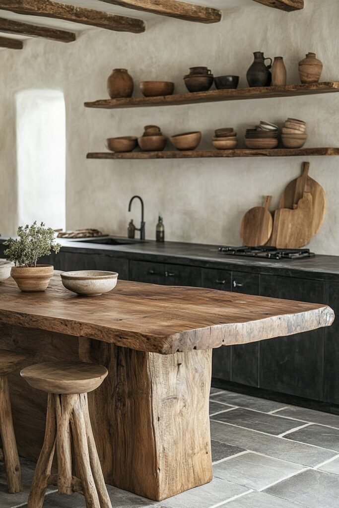 Subtle Rustic Contemporary Kitchen