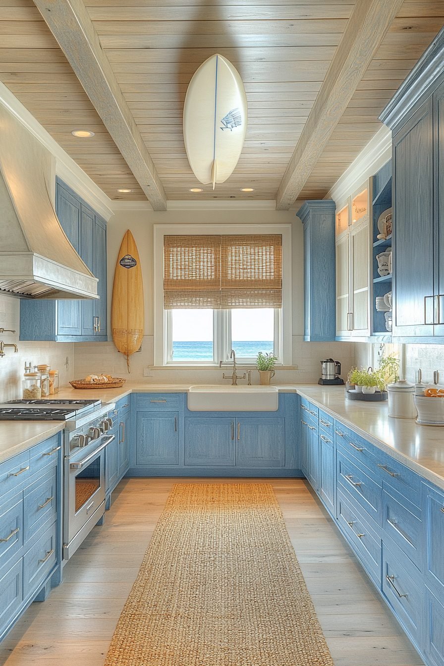 29 Coastal Boho Kitchen Ideas To Blend Beachy And Bohemian Styles ...