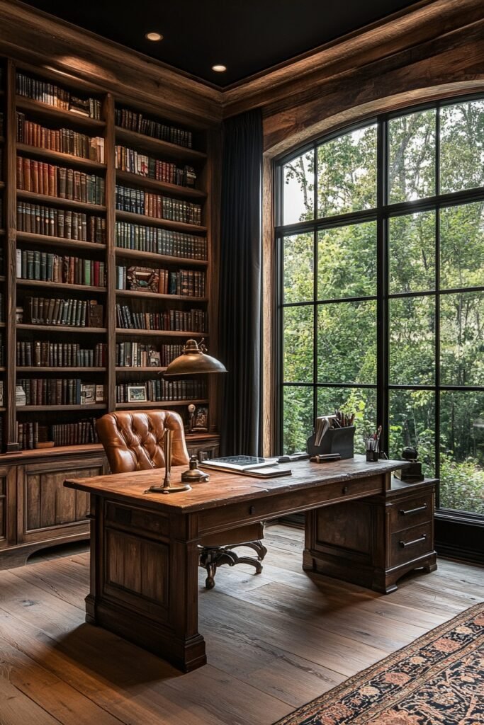 Time-Worn Home Office Tranquility