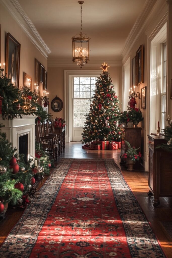 Timeless Holiday Hallway