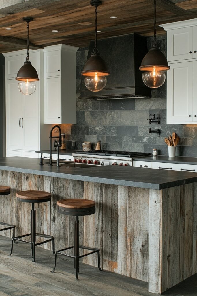 Understated Modern Rustic Kitchen