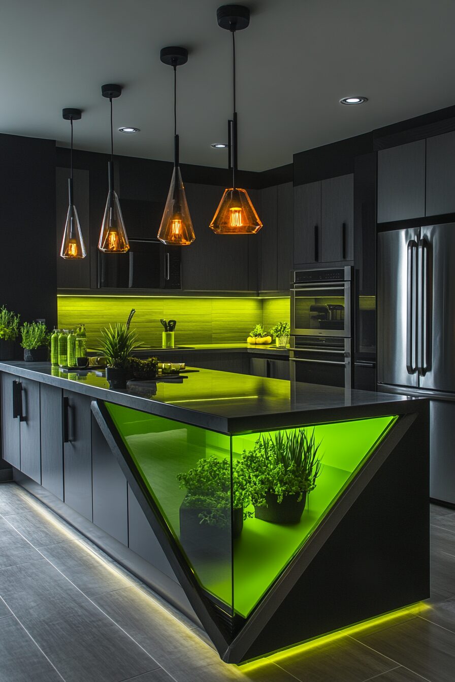 29 Green Kitchen Designs To Add A Touch Of Elegance And Freshness ...