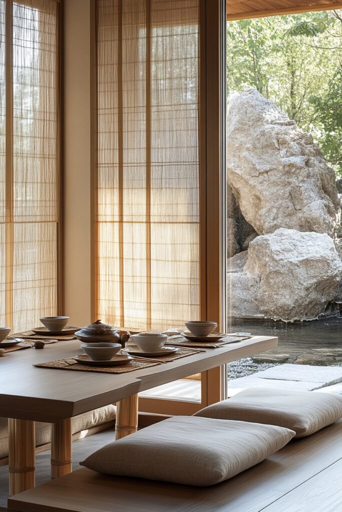 Zen-Inspired Breakfast Space