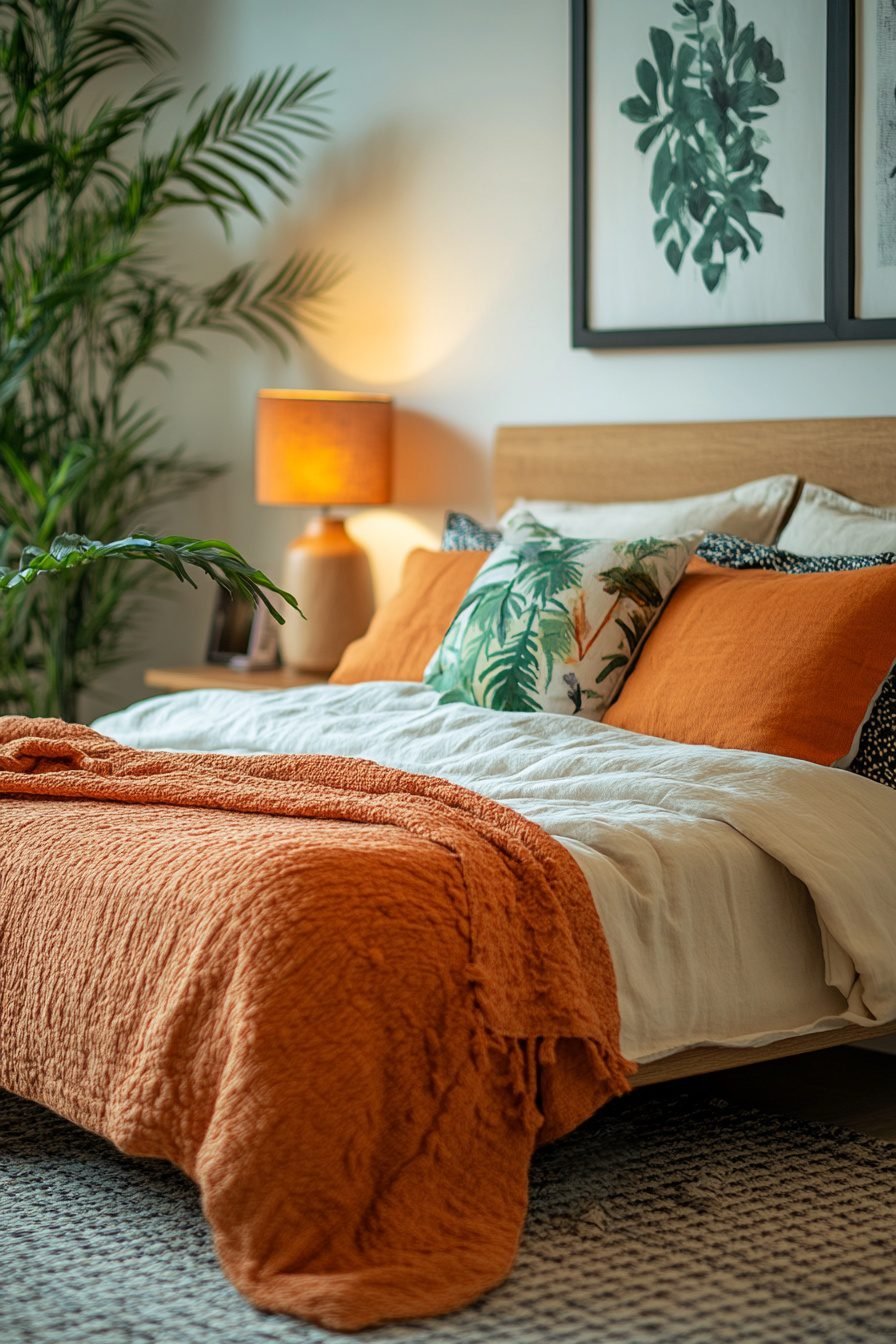 29 Orange Boho Bedroom Ideas For Creating A Playful And Vibrant Space ...