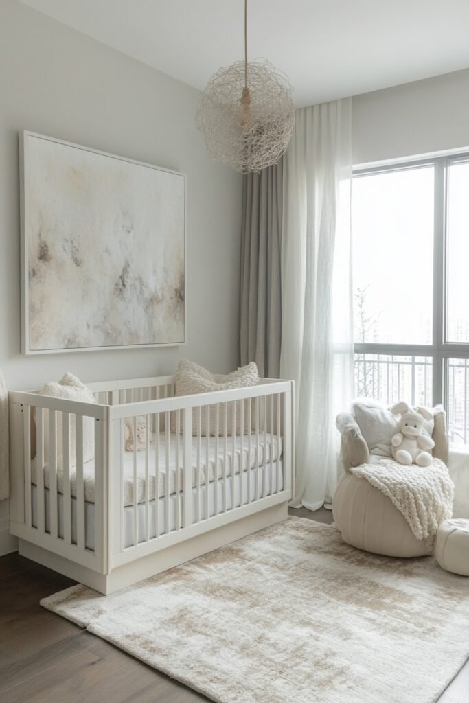 Art-Inspired Neutral Nursery