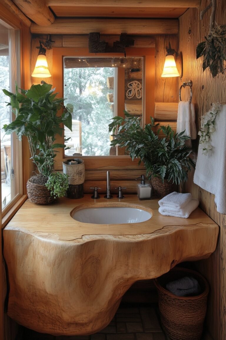 29 Small Cabin Bathroom Ideas For Designing A Functional Yet Beautiful ...