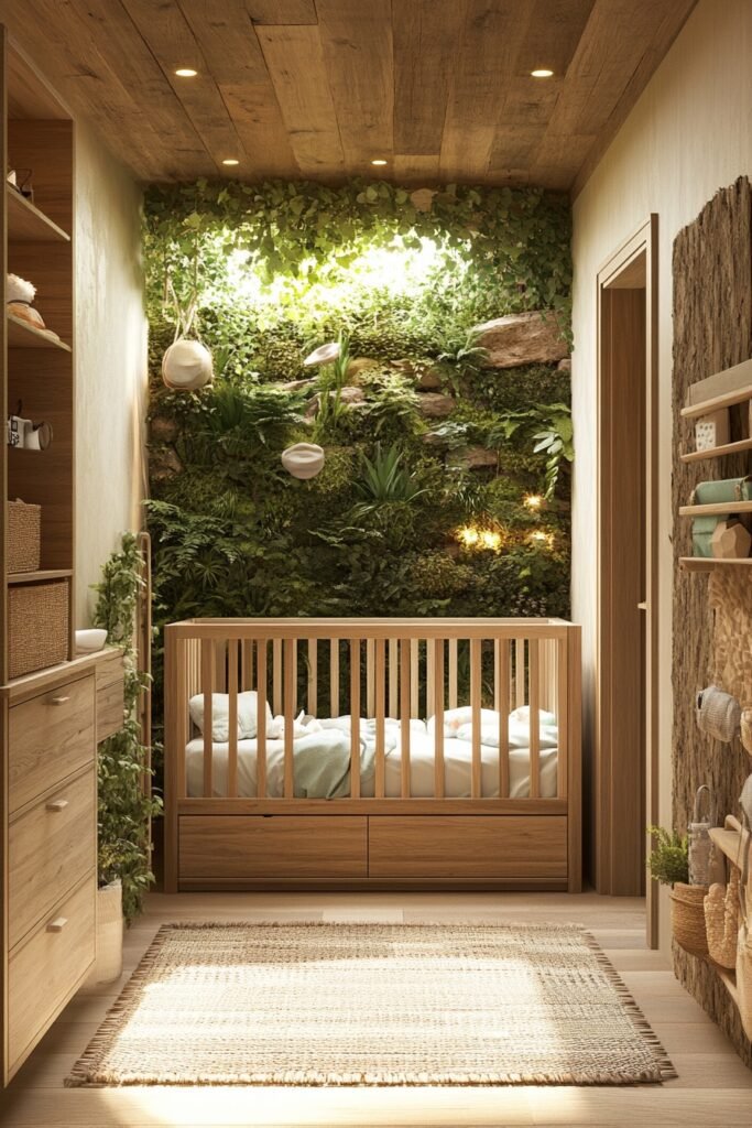 Biophilic Neutral Nursery Design