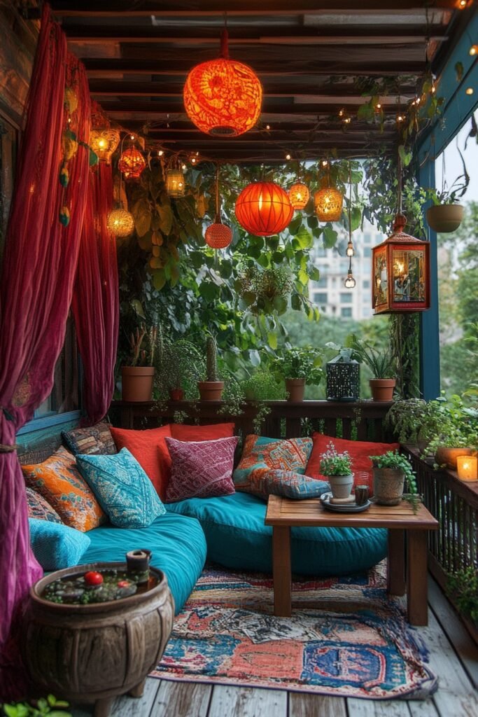 Bohemian Patio Haven