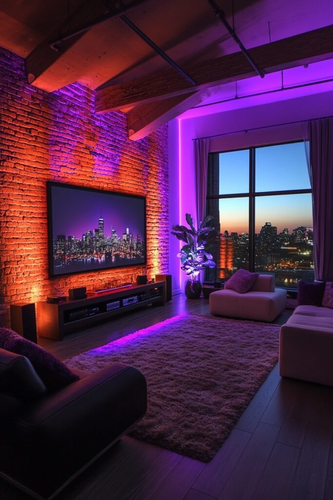 Bold Loft Entertainment Area