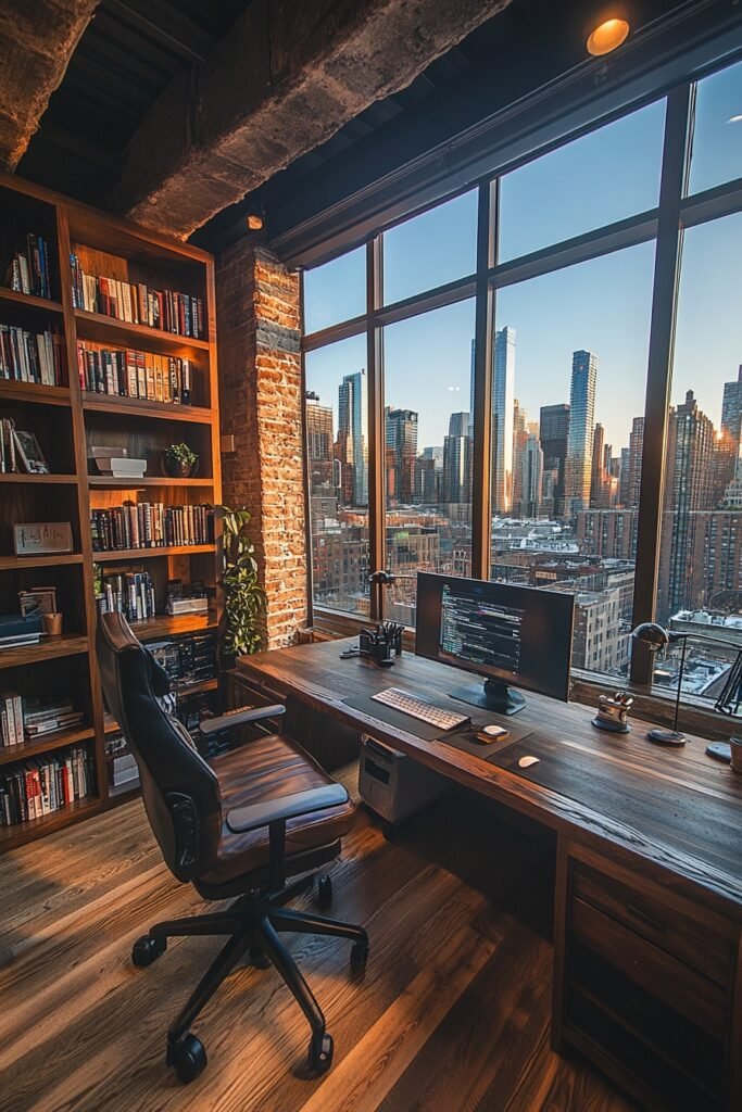 Bright Loft Home Office