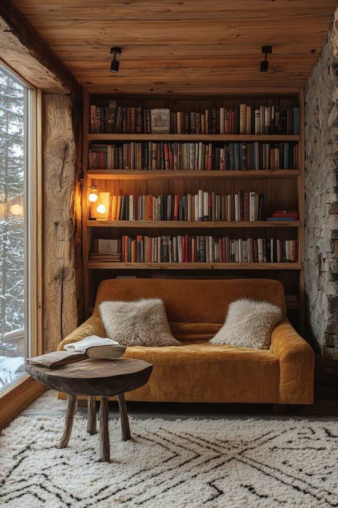 Cabin Library Delight