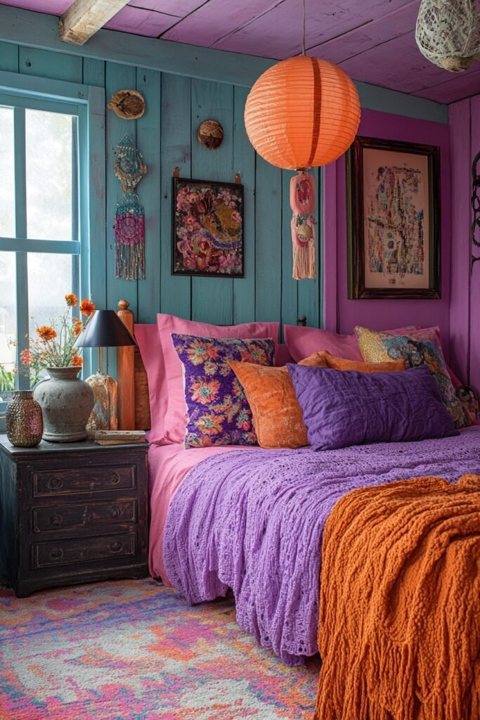 Carnival Color Boho Room