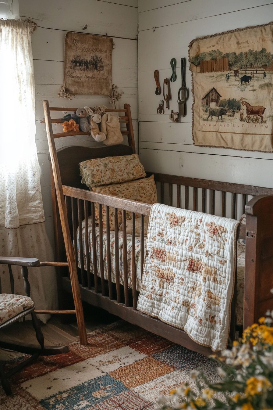 29 Nursery Room Vintage Ideas For A Timeless And Cozy Baby Space ...