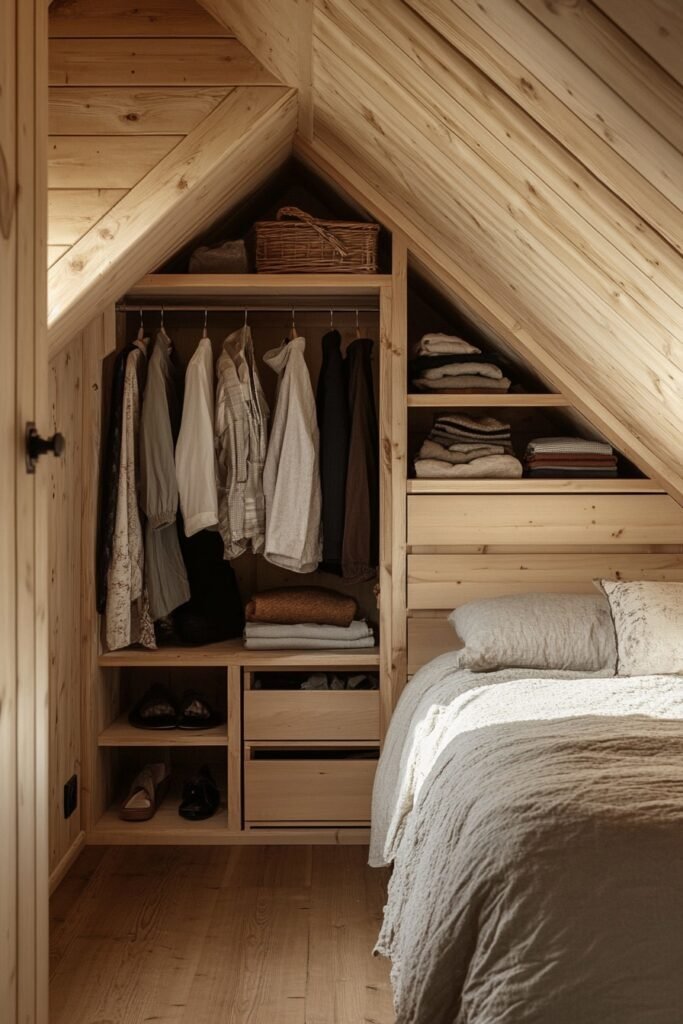 Clear Scandinavian Closet