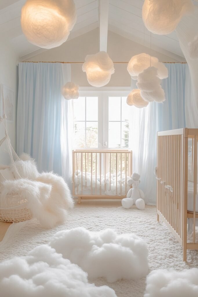 Cloud-Inspired Neutral Nursery