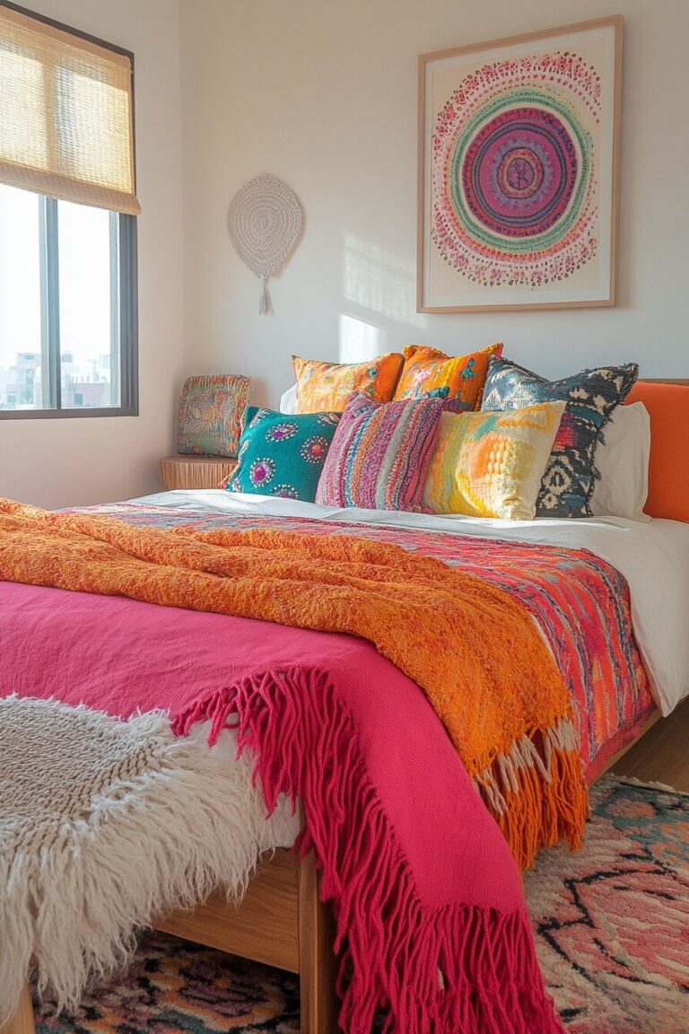 29 Colorful Boho Bedroom Ideas For A Vibrant And Cozy Space - Learn ...