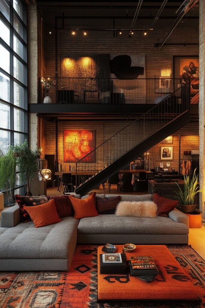 Comfortable Loft Lounge Space