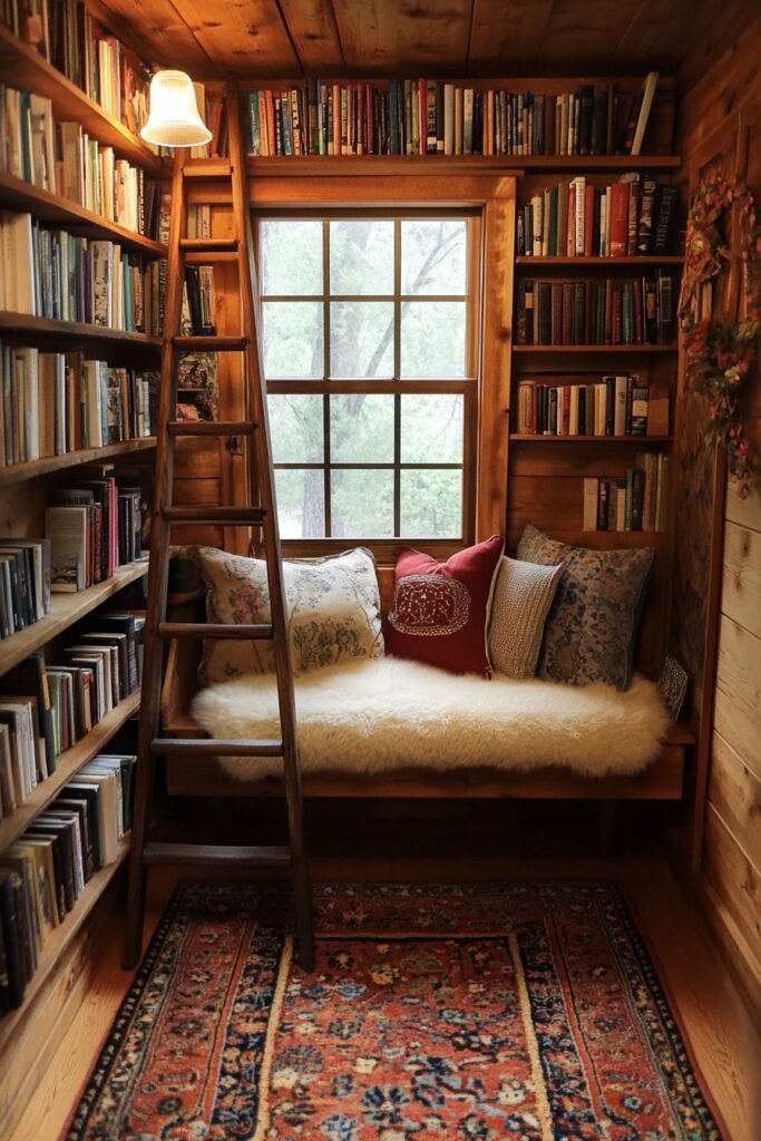 Compact Library Nook