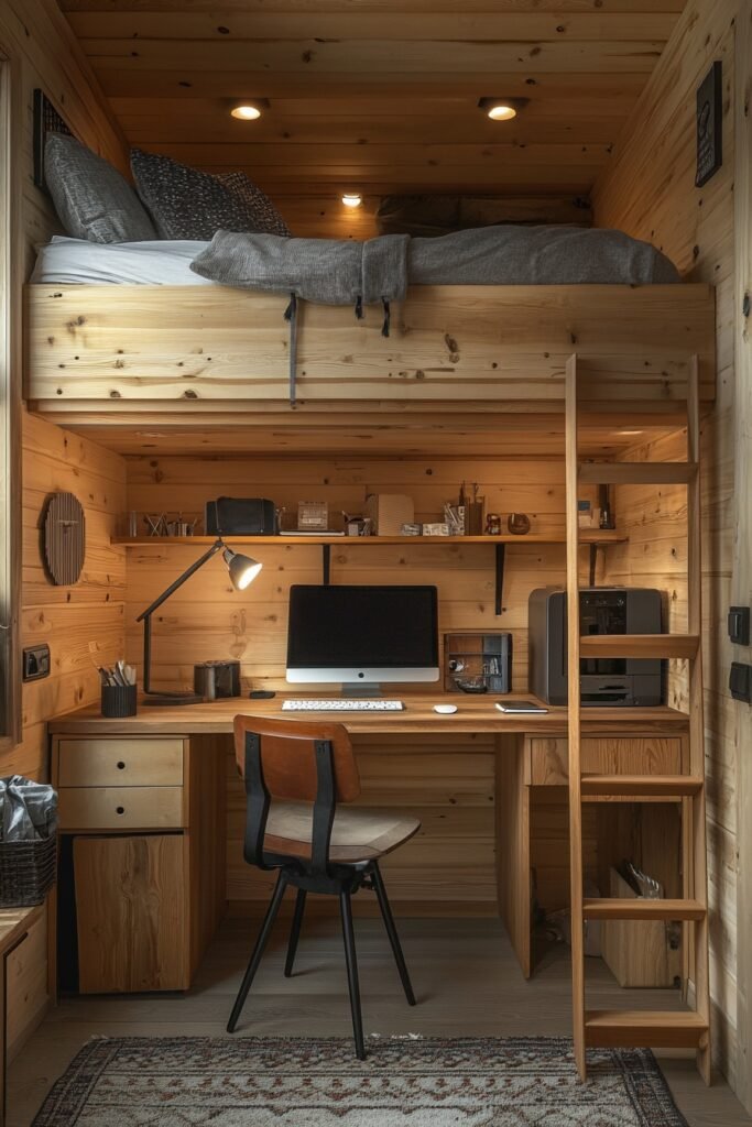 Compact Lofted Office