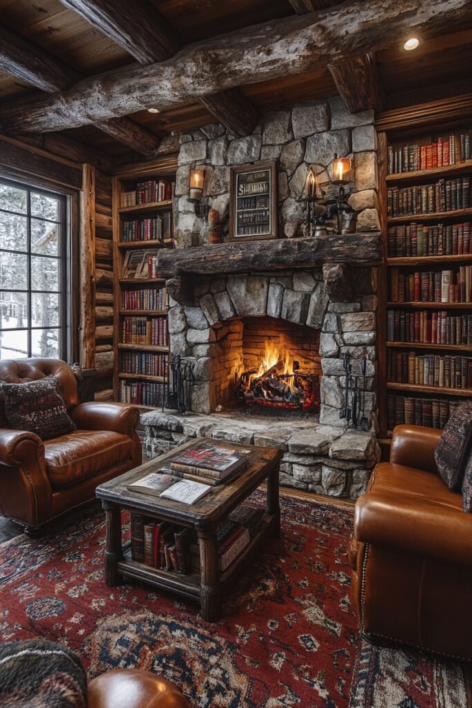 Cozy Fireside Lounge