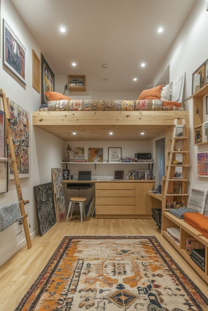 Creative Artist Loft Bed