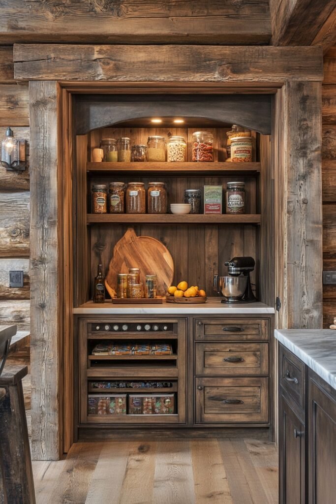 Discreet Pantry Storage